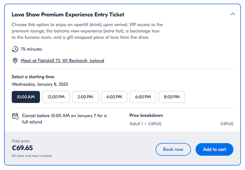 Premium ticket (2025)